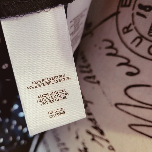 JONES NEW YORK Polka Dot Blouse - Picture 7 of 7